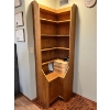 Image 2 : Corner Oak shelving set three pieces in total all very well handcrafted ready for Home or Library 