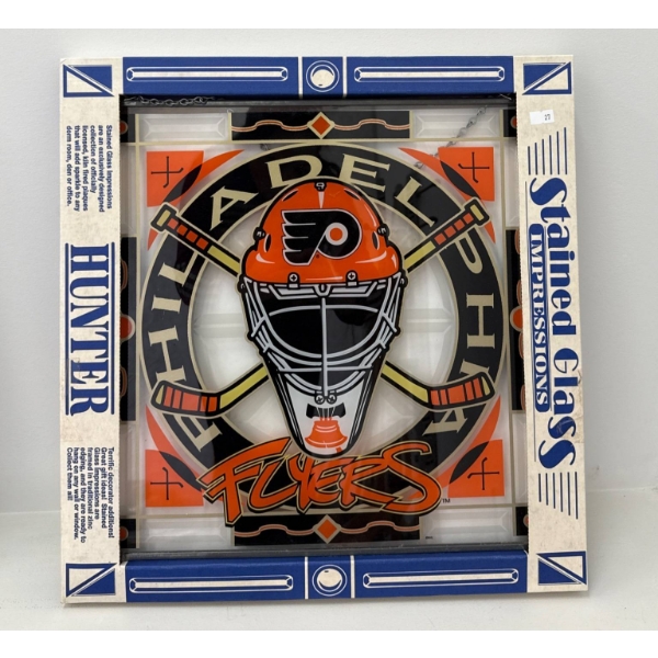 Hunter Stained Glass Philadelphia Flyers Decor, 16x16