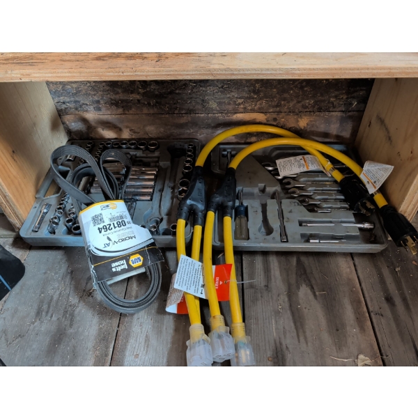 Toolset Containing Automotive Parts & Power Equipment - Generator Adaptor Ends Socket Set