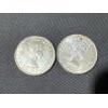 Image 2 : 1960 & 62 Canadian Silver Half Dollars