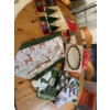 Image 1 : Lot Of Handmade Christmas Decor, Table Runners, serving platter and more