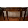 Image 1 : KIndel Furniture Federal Mahogany & Satinwood Inlaid Marquetry Console Table 49x19x32