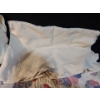Image 5 : Quilt and Matelasse Style Cover w/ Pillowcases- Some Staining as Shown