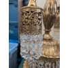 Image 3 : Loevsky & Loevsky Hollywood Gilt Metal and Crystal Table Lamps