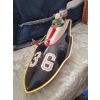 Image 1 : vintage tin lithographed speedboat made in Japan by Marusan in the 1950s or 1960s. 