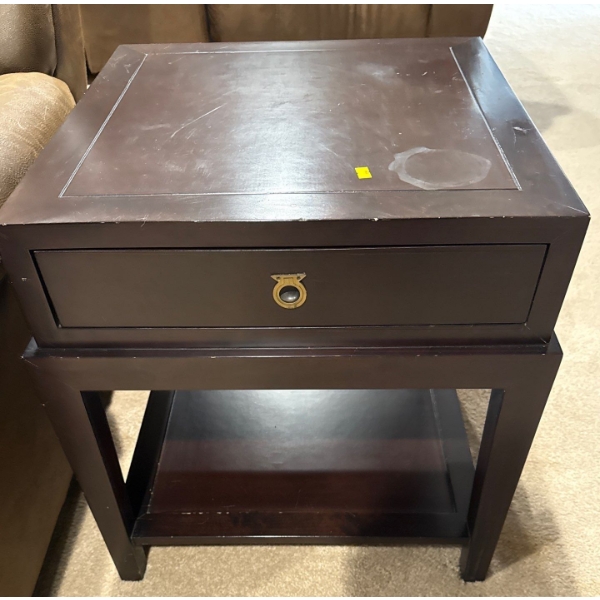 Wood Side Table, Contents NOT Included, 20.5W, 23T 