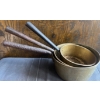 Image 4 : Brass Kitchen Cookers w/ Petitepoint Floral Art Velvet Doilies & More