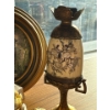 Image 6 : Antique Sevres Porcelain Urns On Ormolu Base w/ Lipstick Keep Brass Inkwell & More