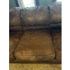 Image 2 : Large Thick Leather Couch, Well Loved But Great Quality - 89W, 35D, 34T 