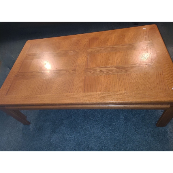Wooden Coffee Table 49 W, 30 D, 15 T 