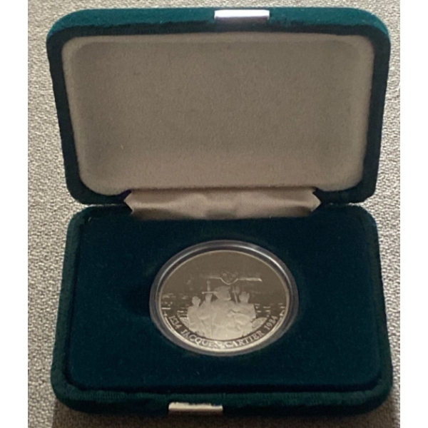 1984 Jacques Cartier Proof Dollar 92.5% Silver 25.175 Grams
