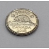 Image 1 : 2016 Canadian 5 Cent Coin - ERROR Beaver over Queen