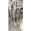Image 2 : - Vintage Fireplace Tools and Antique Metal Milk Can 11" Diameter Top, 17 T