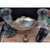 Image 2 : Decor Lot: Statues, Glass Vases, Trophy