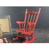 Image 7 : Porcelain Doll on rocker, Mother Mary Art and Curved Glam Frame