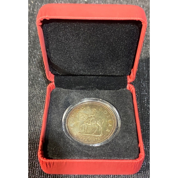 1973 100th Anniversary of the Royal Canadian Mounted Police 50% Silver  23.3 Grams