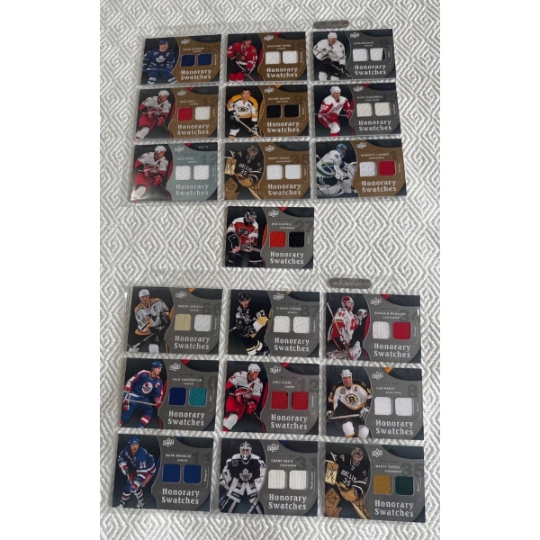2009/2010 Trilogy Honorary Swatches Upper Deck Collectible Sports/Hockey Cards 