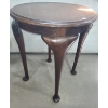 Image 1 : Queen Anne Wooden Side Table 21" Diameter Top, 24 T 