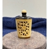 Wooden Carved Snuff Bottle with Spoon 3H