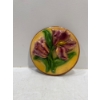 Image 1 : Chalk Flowers, Lavender Tulips 7"Diameter
