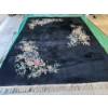 Image 2 : 1950's Chinese Art Deco Wool Rug 144Lx108W