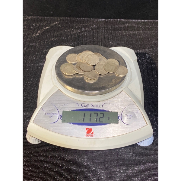 1880-1919 Canadian Silver Nickels 117.2 Grams