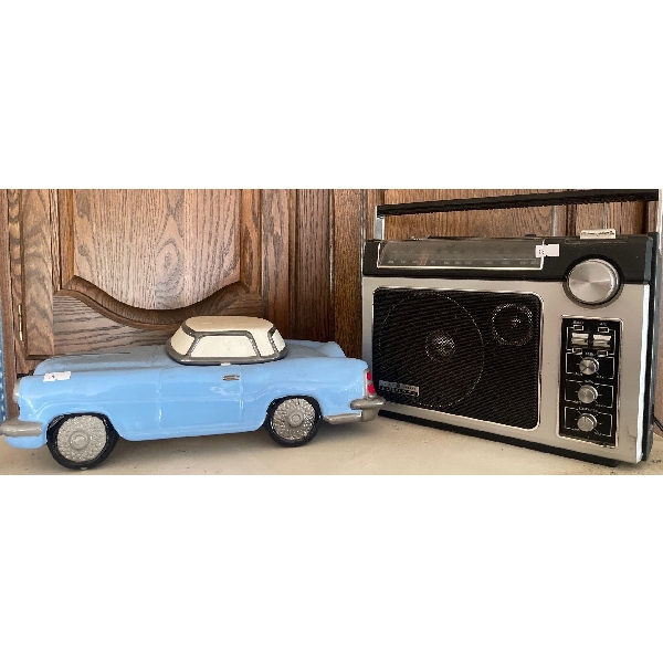 General Electric Super Radio 2 & Car Cookie Jar