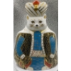 Image 1 : Gorgeous English Royal Crown Derby Bone China Persian 'Royal Cats' Figurine - 7In Long 