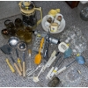 Image 2 : Vintage Kitchen Gear-- Electric Coffe Maker, Old Drinking Glasses gently Used, Measuring Cups & More