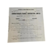 Image 1 : Vintage Stock Option Certificate From 1911 Issued By The Cinematograph Finance Corporation, Limited 