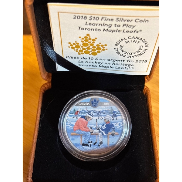 2018 $10 Learning to Play: Toronto Maple Leafs - Pure Silver Coin
SKU: 161392

