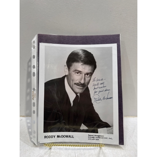 Roddy McDowall Signed Headshot