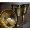 Image 4 : Brass Beauties - Chalice Style Stemware Candlestick Holders Crystal Collection & more