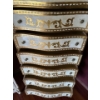 Image 5 : Gorgeous Hand Painted Antique Art Nouveau Gilded Dresser - 29W, 13D, 50T 