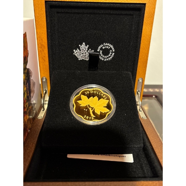 2019 $20 Iconic Maple Leaves (MC) - Pure SIlver Coin