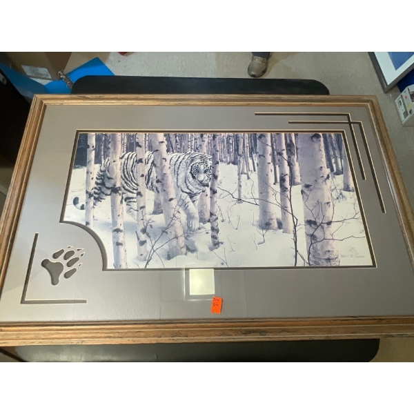 Robert R. Copple Print of Tiger 28" x 43.5"