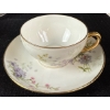 Image 2 : Limoges France China  Dinnerware- 8 Tea Cups & Saucers 12 Fruit Plates Great Condition