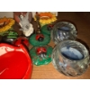 Image 4 : Home Decorative Items Incl. Candles, Stone Turtle Family (Baby head broken off) & More! 