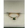 Image 2 : Vintage 10 karat gold emerald ring 1.3 g
