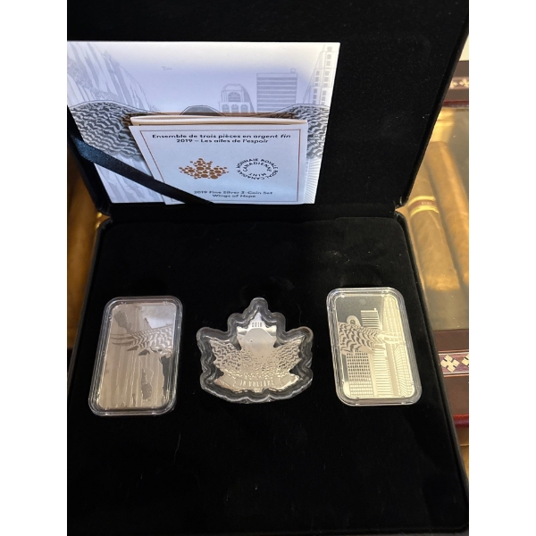 2018 Beneath Thy Shining Skies - Pure Silver 3-Coin Set