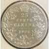 Image 2 : 1934 EF Canadian Quarter 80% Silver