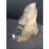 Image 4 : Soapstone Carved Face 2.5 W, 5 D, 7 T and Yellow Vase w/ Painted Flowers 4" Base, 10 T 