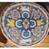 Image 2 : Huichol Beaded Bowl from Mexico. 8 Dia.  Raku Vase.  6 h.  Stone Aztec Wall Decor, Soap Dispenser 