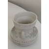 Image 4 : LLADRO Spain Porcelain Wide Vase Decorated Centre Piece - 4.5W, 2.5T 