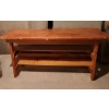 Image 1 : Wood Utility Workstation w/ Lower Shelf Storage 66 W, 24 D, 33 T
