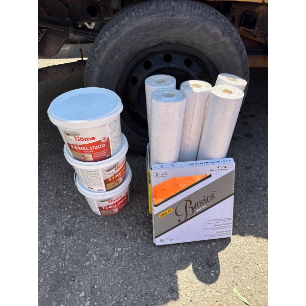 Stucco 4l x3 Mirror tiles Wallpaper (5 rolls)