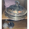 Image 7 : Contents of Cupboard, Serving Bowls, Dishes, Candle Holders, Linens and more