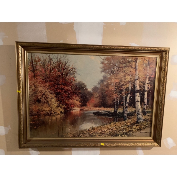 Large Autumn Print By Robert Wood - 41x29