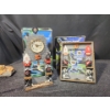 Image 8 : Calgary Flames Frame and Pendulum Clock, NY Islanders Goalie Collectible, Mario Lemieux Photo