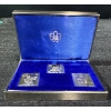 Image 1 : 1976 Montreal XXI Olympiad Three-Piece Fine Silver Stamp Set